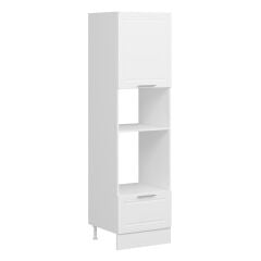 Alvinka Mutfak Modül Mbr_C 60-H222Cm Boy Ankastre Dolabı Beyaz - Suntalam