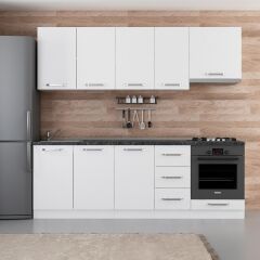 Minar 235 Cm Mutfak Dolabı Beyaz 235-B5