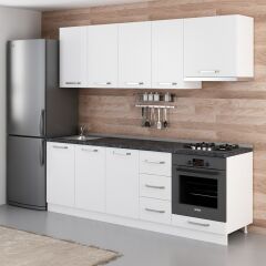 Minar 235 Cm Mutfak Dolabı Beyaz 235-B5