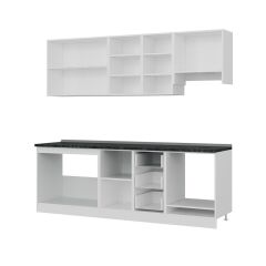 Minar 235 Cm Mutfak Dolabı Beyaz 235-B5