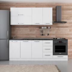 Minar 235 Cm Mutfak Dolabı Beyaz 235-B6