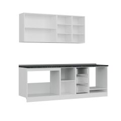 Minar 235 Cm Mutfak Dolabı Beyaz 235-B6