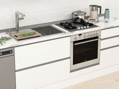 Alvinka 380X240 Cm High Gloss Mutfak Dolabı Mb-E80S40S60-2 High Gloss | Beyaz - Suntalam