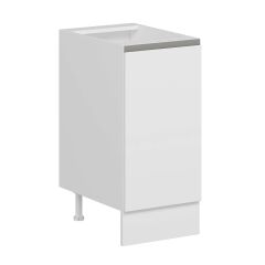 Alvinka Mutfak Modül Hg_J Alt 1K1R 40Cm Dolap Beyaz Beyaz Mdf