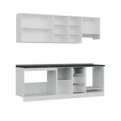 Minar 235 Cm Mutfak Dolabı Beyaz 235-B8