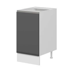 Alvinka Mutfak Modül Hg_J Alt 1K1R 45Cm Dolap Beyaz Antrasit Mdf