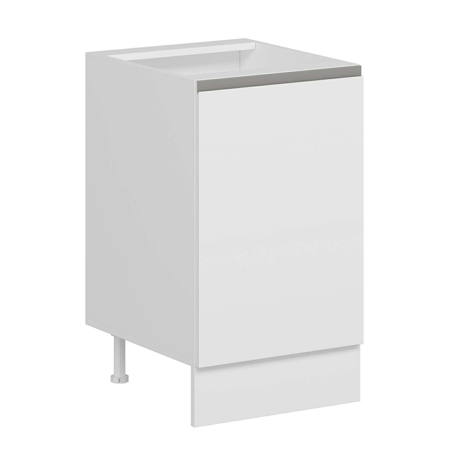 Alvinka Mutfak Modül Hg_J Alt 1K1R 50Cm Dolap Beyaz Beyaz Suntalam