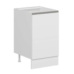 Alvinka Mutfak Modül Hg_J Alt 1K1R 50Cm Dolap Beyaz Beyaz Mdf