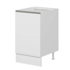 Alvinka Mutfak Modül Hg_J Alt 1K1R 50Cm Dolap Beyaz Beyaz Mdf