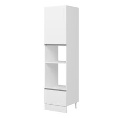 Alvinka Mutfak Modül J Kulp 60-H240Cm Boy Ankastre Dolabı Beyaz - Mdf