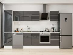 Alvinka 305X210 Cm High Gloss Mutfak Dolabı Mb-E90B45S50-2