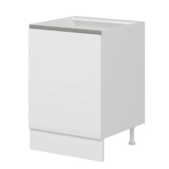 Alvinka Mutfak Modül Hg_J Alt 1K1R 60Cm Dolap Beyaz Beyaz Mdf