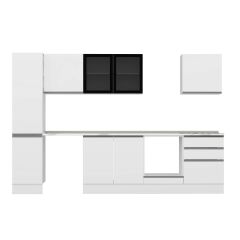 Alvinka 315X210 Cm High Gloss Mutfak Dolabı Mb-E90B45S60-3