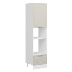 Alvinka Mutfak Modül Mbr_C 60-H240Cm Boy Ankastre Dolabı Kumtaşı - Mdf