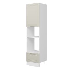 Alvinka Mutfak Modül Mbr_C 60-H240Cm Boy Ankastre Dolabı Kumtaşı - Mdf