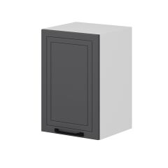 Alvinka Mutfak Modül Mbr_A Üst 1Dk1R 40-H60Cm Dolap Beyaz Antrasit Mdf