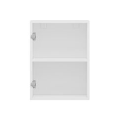 Alvinka Mutfak Modül Mbr_A Üst 1Dk1R 45-H60Cm Dolap Beyaz Antrasit Mdf