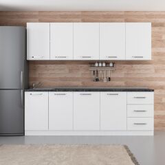 Minar 240 Cm Mutfak Dolabı Beyaz 240-B1