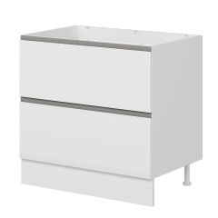 Alvinka Mutfak Modül Hg_J Alt 2Ç 90Cm Evye Dolap Beyaz Beyaz Suntalam