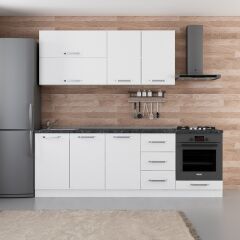 Minar 240 Cm Mutfak Dolabı Beyaz 240-B4