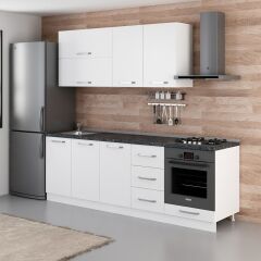 Minar 240 Cm Mutfak Dolabı Beyaz 240-B4