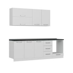 Minar 240 Cm Mutfak Dolabı Beyaz 240-B4