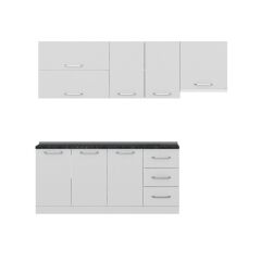 Minar 240 Cm Mutfak Dolabı Beyaz 240-B5