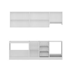 Minar 240 Cm Mutfak Dolabı Beyaz 240-B6