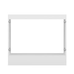 Alvinka Mutfak Modül Hg_J Alt 2K 100Cm Evye Dolap Beyaz Beyaz Suntalam