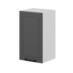 Alvinka Mutfak Modül Mbr_A Üst 1Dk2R 40-H72Cm Dolap Beyaz Antrasit Mdf