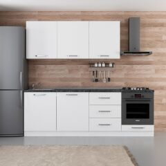 Minar 240 Cm Mutfak Dolabı Beyaz 240-B7