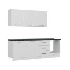 Minar 240 Cm Mutfak Dolabı Beyaz 240-B7