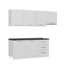 Minar 240 Cm Mutfak Dolabı Beyaz 240-B8