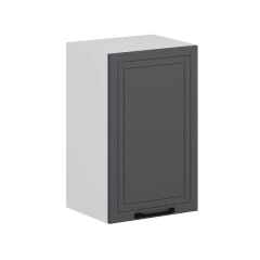 Alvinka Mutfak Modül Mbr_A Üst 1Dk2R 45-H72Cm Dolap Beyaz Antrasit Mdf