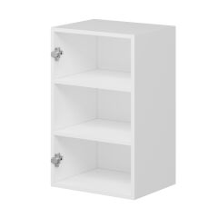 Alvinka Mutfak Modül Mbr_A Üst 1Dk2R 45-H72Cm Dolap Beyaz Antrasit Mdf