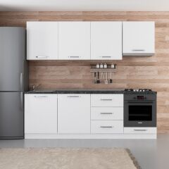 Minar 240 Cm Mutfak Dolabı Beyaz 240-B9