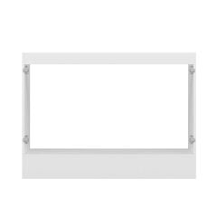 Alvinka Mutfak Modül Hg_J Alt 2K 120Cm Evye Dolap Beyaz Antrasit Mdf