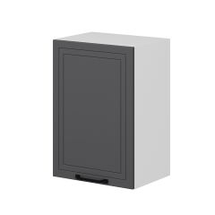 Alvinka Mutfak Modül Mbr_A Üst 1Dk2R 50-H72Cm Dolap Beyaz Antrasit Mdf