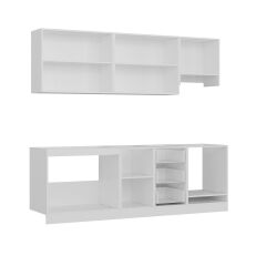 Minar 240 Cm Mutfak Dolabı Beyaz Antrasit 240-A6