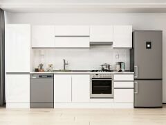 Alvinka 320X210 Cm High Gloss Mutfak Dolabı Mb-E90B60S50-1