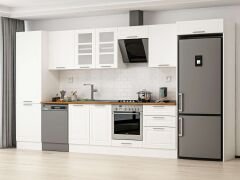 Alvinka 400X222 Cm Klasik Mebran Mutfak Dolabı Mbb-E80B60S60-3