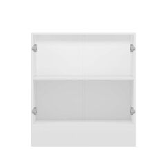 Alvinka Mutfak Modül Hg_J Alt 2K1R 80Cm Dolap Beyaz Antrasit Suntalam