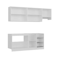 Minar 240 Cm Mutfak Dolabı Beyaz Dore 240-D5