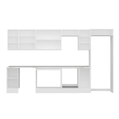 Alvinka 360X222 Cm High Gloss Mutfak Dolabı Mb-E80S40S40-2