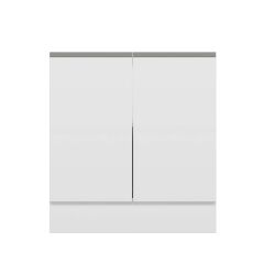 Alvinka Mutfak Modül Hg_J Alt 2K1R 80Cm Dolap Beyaz Beyaz Mdf