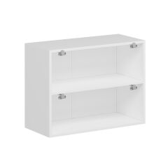 Alvinka Mutfak Modül Mbr_A Üst 2Yk1R 80-H60Cm Dolap Beyaz Antrasit Mdf