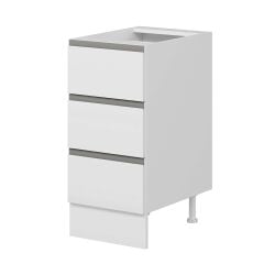 Alvinka Mutfak Modül Hg_J Alt 3Ç Nray 40Cm Dolap Beyaz Beyaz Suntalam