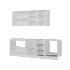 Minar 245 Cm Mutfak Dolabı Beyaz 245-B4