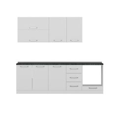 Minar 245 Cm Mutfak Dolabı Beyaz 245-B4