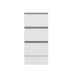 Alvinka Mutfak Modül Hg_J Alt 3Ç Nray 40Cm Dolap Beyaz Beyaz Mdf